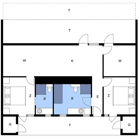 924-hvide-sande-langsand-137-stuen Appartement Hvide Sande